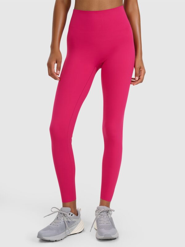 4F Legginsy treningowe szybkoschnące damskie - różowe