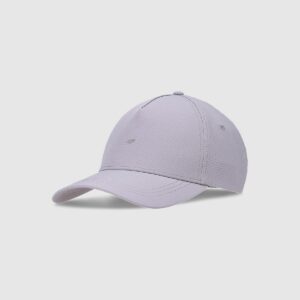 4F Czapka z daszkiem strapback uniseks - fioletowa