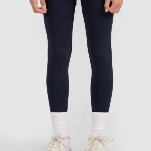 4F Legginsy dzianinowe dziewczęce - niebieskie 128 (7-8 lat)