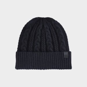 4F Czapka zimowa damska - czarna