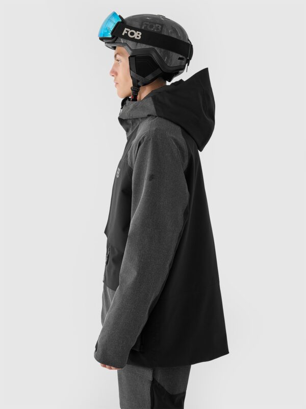 08ad034e18cb8a98c17b0ae8068ee025ee29a9c2 4F Kurtka snowboardowa membrana 10000 męska - czarna