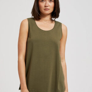 08f01971bef47cf7af83f88970e353e658356541 Gładki top oliwkowy