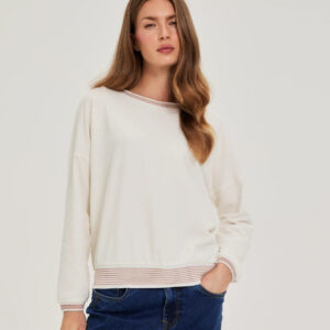 093b118723bf5a25f95ef2de2463d64734fd0947 Bawełniana bluza beżowa