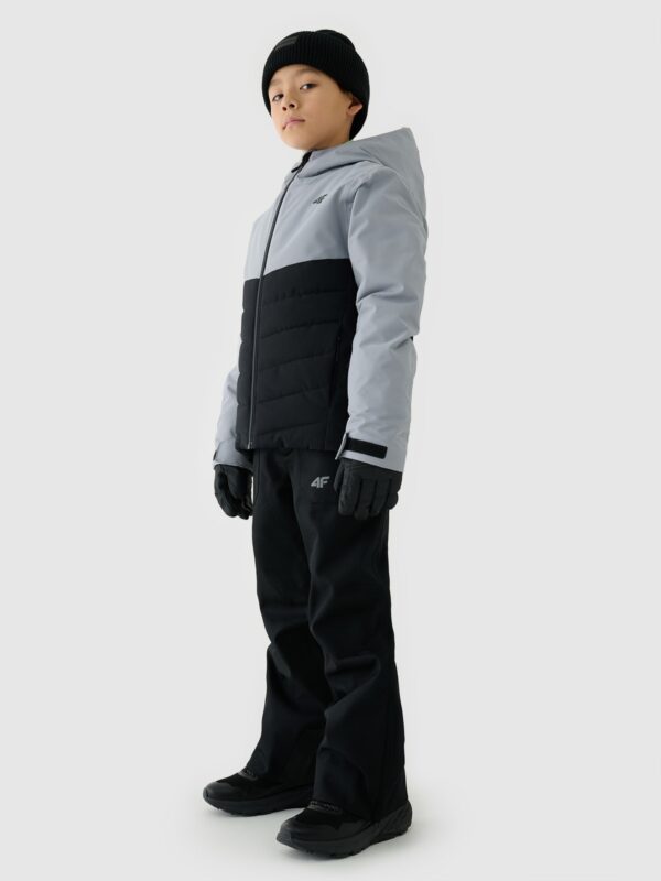 4F Spodnie narciarskie membrana 8000 chłopięce - czarne 152 (11-12 lat)