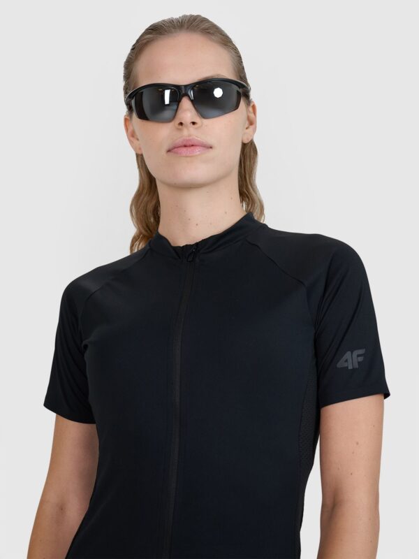 4F Koszulka rowerowa damska - czarna