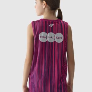 4F Tank top replika wyjazdowy z sezonu 2023/24 dziecięcy 4F x KS Basket 25 Bydgoszcz - multikolor 134/140 (8-10 lat)