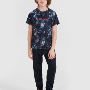 4F T-shirt sportowy szybkoschnący chłopięcy - multikolor 122/128 (6-8 lat)