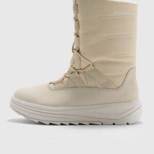 4F Buty zimowe śniegowce INUA z ociepliną Primaloft damskie - beżowe