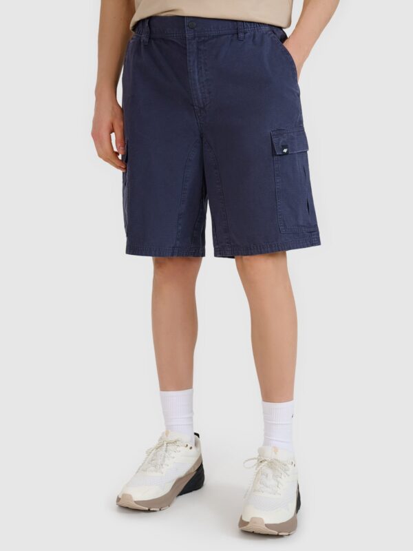 4F Spodenki casual cargo męskie - szare