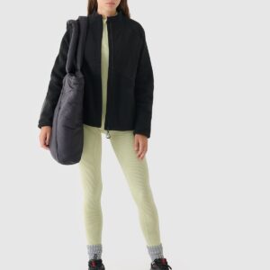 0c5259ea168659f13263448b1623c5fd9ce338d2 4F Polar sherpa ze stójką damski - czarny