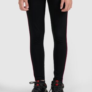 4F Legginsy dzianinowe dziewczęce - czarne 122 (6-7 lat)