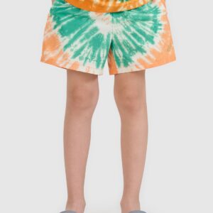 0d60b29b4fe14b1f2bcadf4e71024899b1eea3a9 4F Spodenki plażowe boardshorty chłopięce - multikolor 134/140 (8-10 lat)