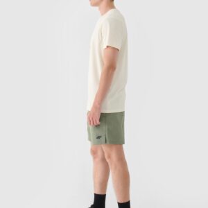 4F Spodenki casual męskie - oliwkowe