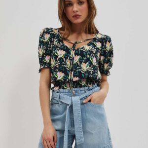 Koszula z kwiatowym printe