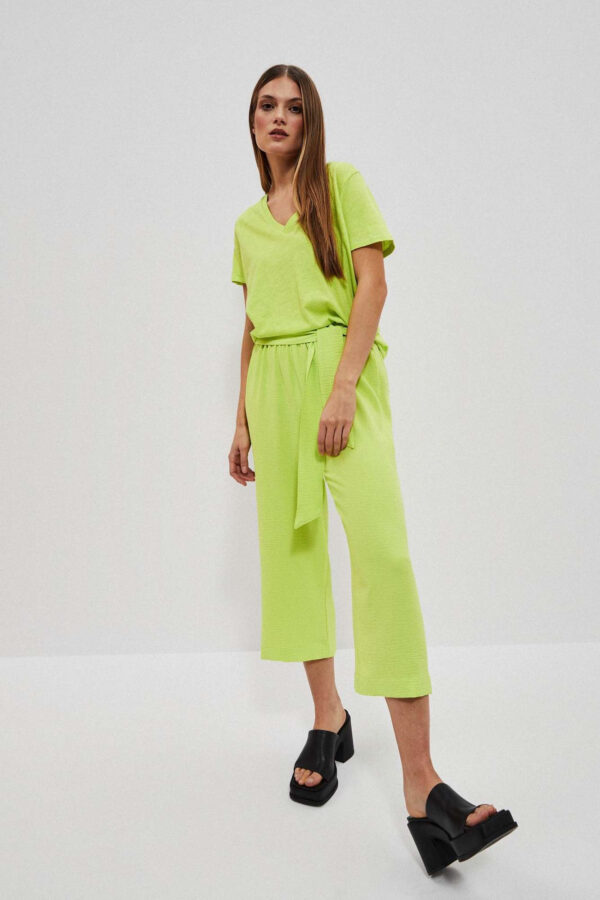 100257d9dd152cb889bd0d6bc6dad853cc127607 Spodnie z nogawką 7/8