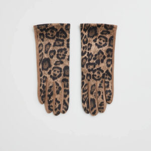 10236f023f6f029e02718a3bb7bbecd797f7509d Rękawiczki w panterkę beżowe