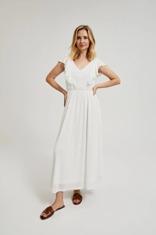 Sukienka midi biała