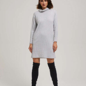 10e1e348e461e1586637f4e973e686b5149804c2 Sukienka z golfem szara