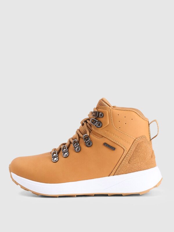 4F Buty zimowe ELEMENT z membraną chłopięce - brązowe