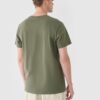12462f6fbd8cf9966b738996535738c03829af98 4F T-shirt regular z nadrukiem męski - khaki