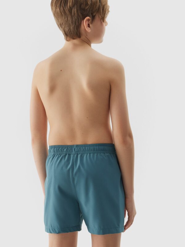 4F Spodenki plażowe boardshorty chłopięce - turkusowe 158/164 (12-14 lat)