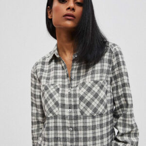 12a3cafc4c5852a07e5166e1f8d0924295ef1f84 Koszula w kratę perłowa