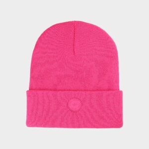 4F Czapka zimowa dziecięca - różowa