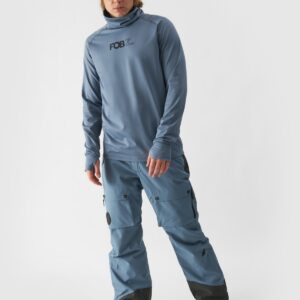 4F Bielizna termiczna ocieplana (góra) męska - niebieska