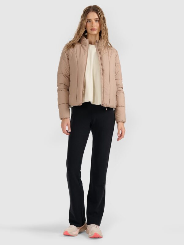 4F Kurtka puchowa z wypełnieniem syntetycznym damska - beżowa