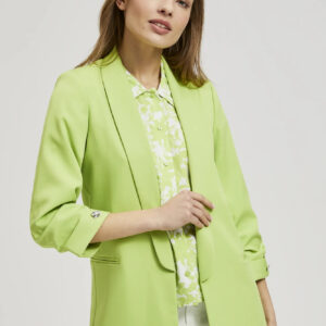 162c2cc3772bd01e9bbbd13f466ebe6f64ce2fdd Marynarka zielona z rękawami 3/4