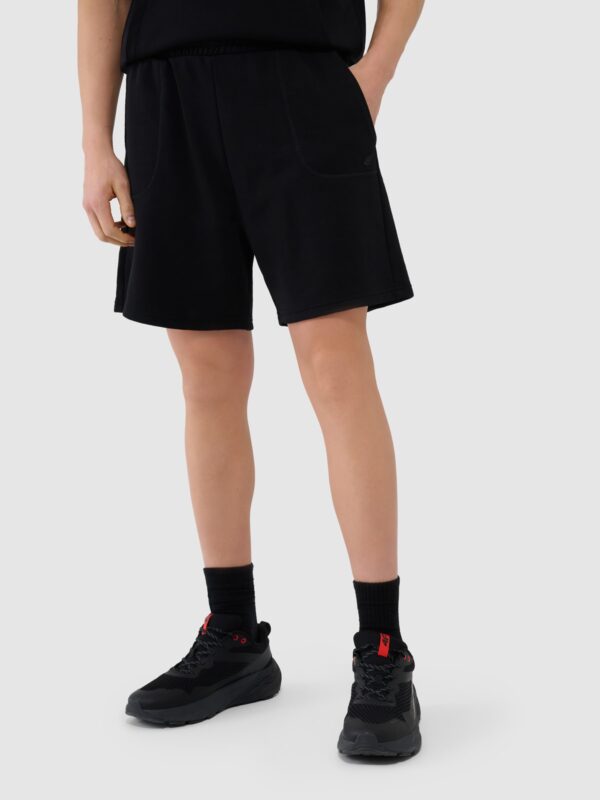 4F Spodenki dresowe uniseks - czarne