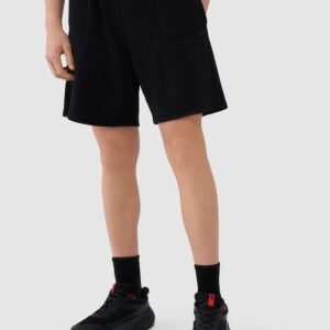 4F Spodenki dresowe uniseks - czarne