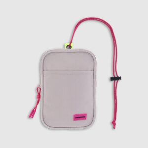 4F Saszetka na szyję dziecięca - beżowa