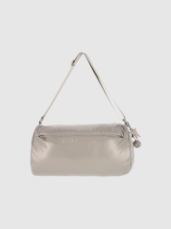 4F Torba barrel bag na ramię - beżowa