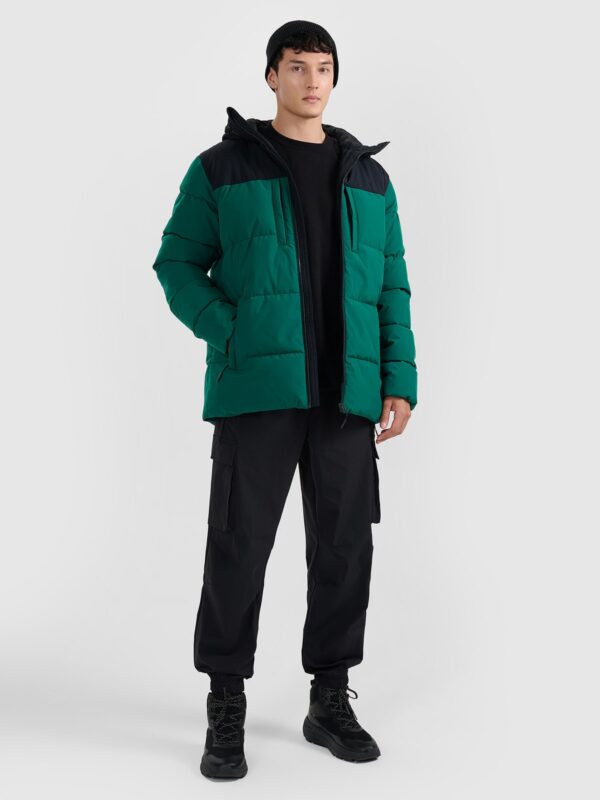 4F Kurtka puchowa z wypełnieniem syntetycznym męska - zielona