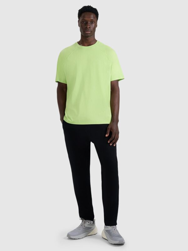 17a523f54938f73a4f6650287a482691109eed02 4F T-shirt oversize gładki męski - zielony