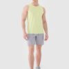18536470241fc0bc1517fedb6f4c1f2b0ca2d7dc 4F Tank top regular szybkoschnący męski - zielony