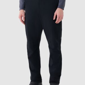 4F Spodnie trekkingowe szybkoschnące męskie - czarne