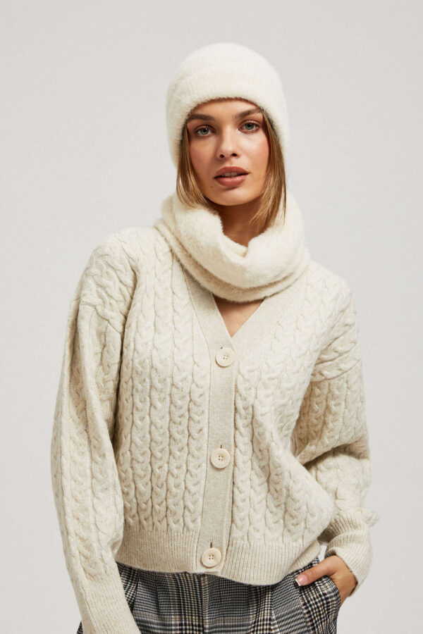 Gładka czapka piaskowa