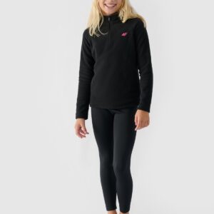 4F Bielizna termiczna polarowa (góra) dziewczęca - czarna 146/152 (10-12 lat)