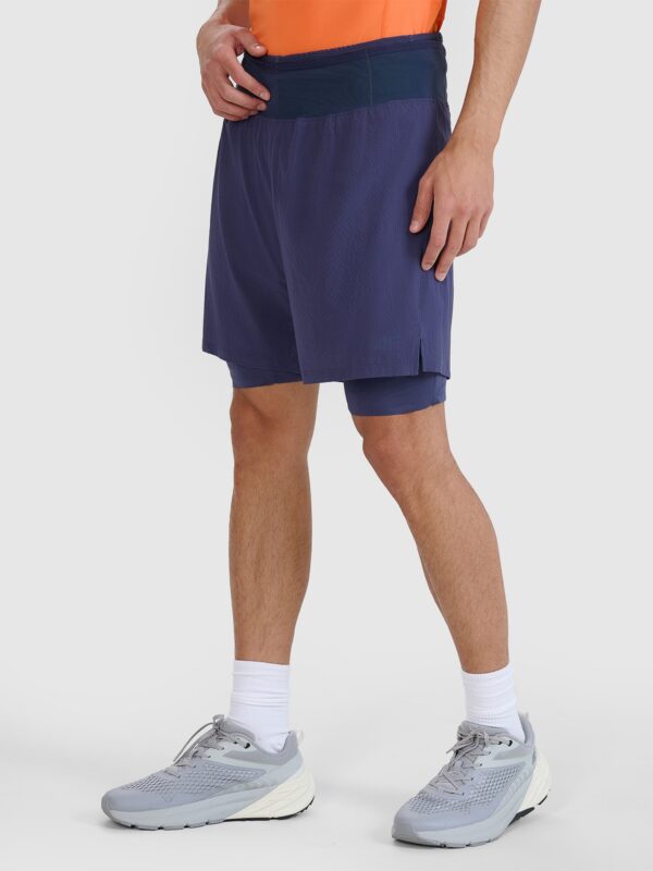 4F Spodenki do biegania w terenie szybkoschnące męskie - szare