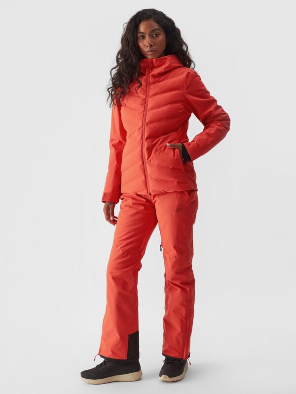 4F Kurtka narciarska membrana 10000 damska - czerwona