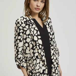 1a7e4512e9180607abe3cde61b17a9c8d69656fe Marynarka z kwiatowym wzorem i rękawem 3/4