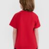 1a89c77caee9cd98e0b25e0b49d87b402c7ec3f8 4F T-shirt oversize z nadrukiem chłopięcy - czerwony 158 (12-13 lat)