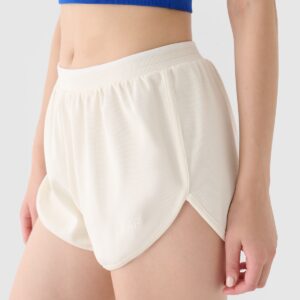 4F Spodenki dresowe damskie - białe