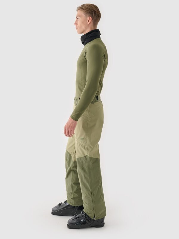 1aeec30418e2c34c8d8c92b2c93487349ae45670 4F Spodnie narciarskie membrana 10000 męskie - oliwkowe/khaki