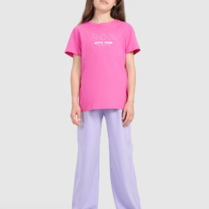 1b463b424cbbd342be35e752f0d237e8ba6f75bc 4F T-shirt regular z nadrukiem dziewczęcy - różowy 152 (11-12 lat)