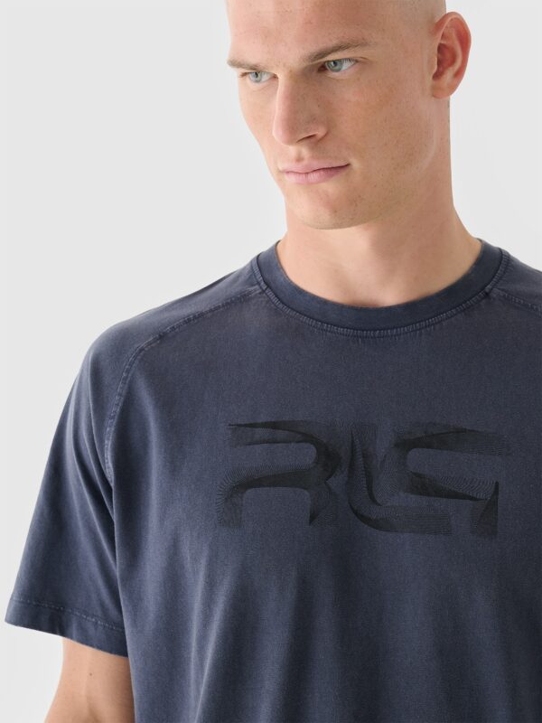 4F T-shirt oversize męski 4F x Robert Lewandowski - szary