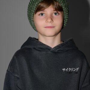 4F Czapka beanie odblaskowa chłopięca - khaki