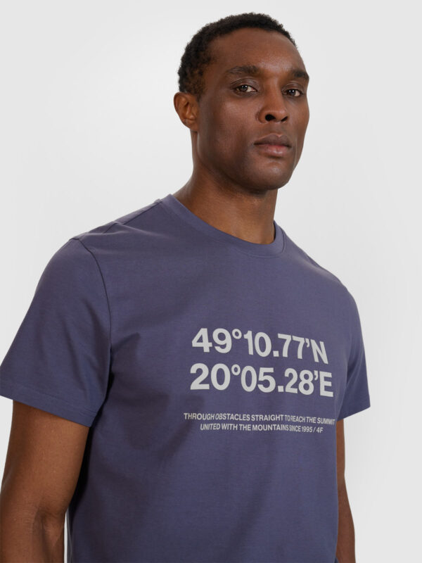 1c9f4a3bef9887b3a117bed39fb43aaa5cc61c45 4F T-shirt regular z nadrukiem męski - szary